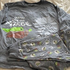 Disney Gray Star Wars Pajama Set